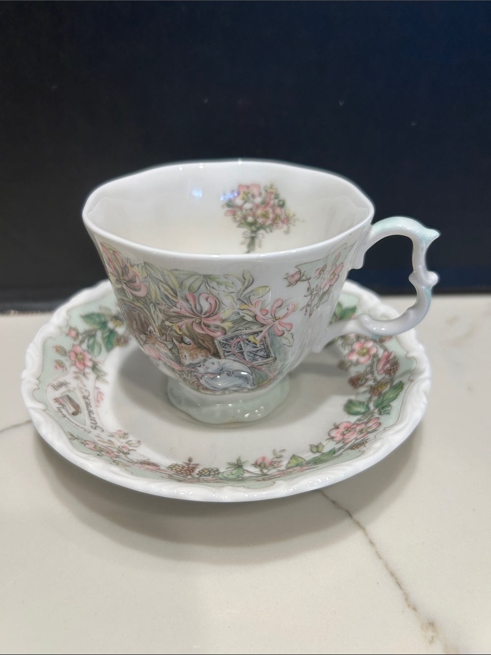 Royal Doulton Brambly Hedge 1983 "Summer" teacup and saucer set